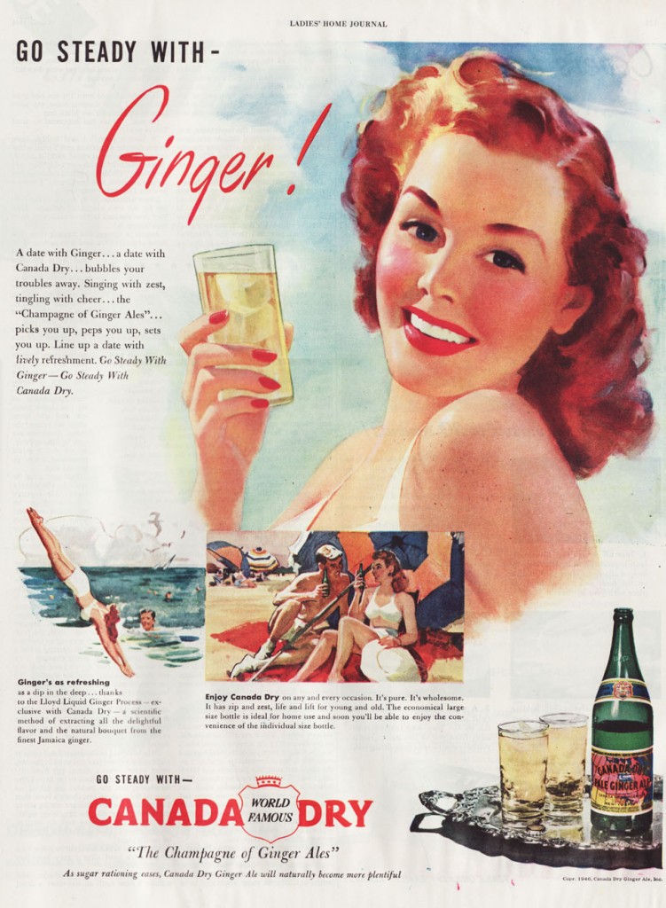 Musings from Marilyn » Redheads, Canada Dry Ginger Ale, and Sugar Rationing 1946