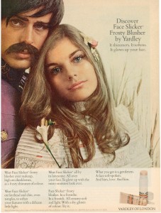 Vintage 1968 Yardley Face Slicker ad Patsy Sullivan