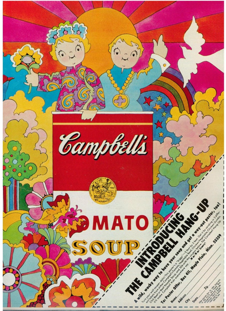 Musings from Marilyn » 60s Campbell Soup Kids Go Flower Child!