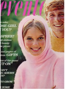 Pink Angora Sweater-Seventeen 1968