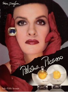 Paloma Picasso Perfume ad 1987