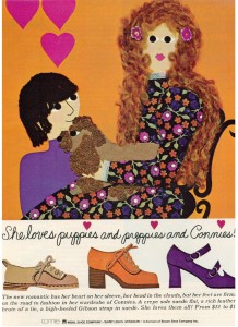 Connie Shoe ad vintage 1971