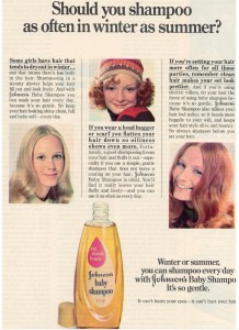 Johnson's Baby Shampoo Ad - Winter 1973