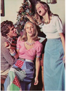 Vintage 1973 Holiday Maxi Skirts