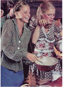 Vintage 1973 Country Christmas fashion