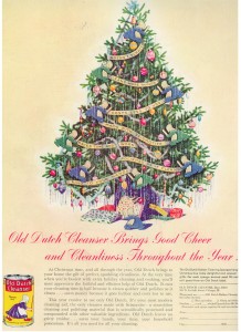 Old Dutch Cleanser Christmas ad 1936