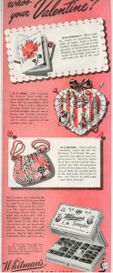 Finnfemme - 1945 Whitman's Chocolate ad