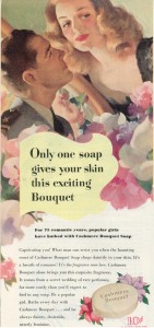 Finnfemme - 1945 Cashmere Bouquet Soap ad