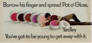 Yardley of London Pot o' gloss 1970