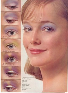 Yardley of London eye makeup Lucy Angle 1972