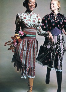 Musings from Marilyn » Seventeen Magazine’s Boho Peasant Look of 1970