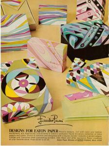 Emilio Pucci vintage 1972 ad Eaton Paper