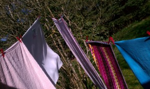 Spring laundry on the clothesline - Finnfemme Blog
