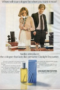 Finnfemme: Yardley of London Daylight Encounter cologne ad, 1974