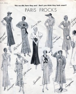 Paris Fashion Frocks of 1932 | Musings from Marilyn - Finnfemme Blog
