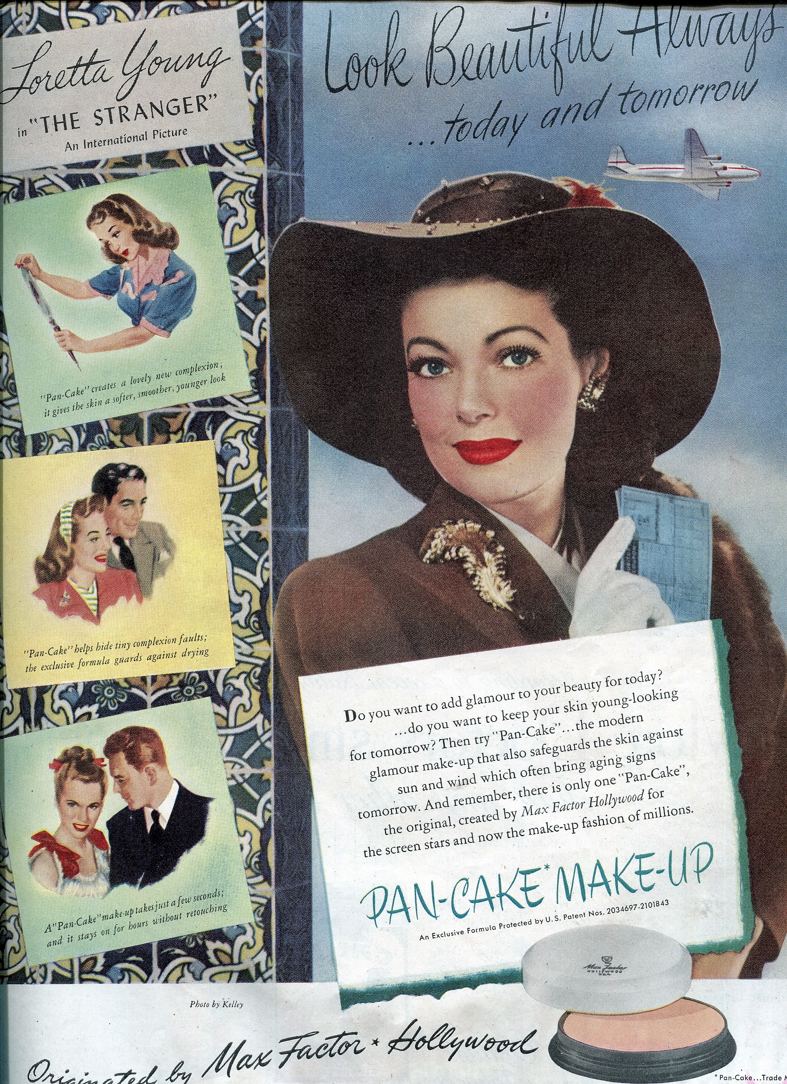Loretta Young For Max Factor Pan Cake