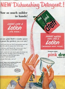 Finnfemme: Vintage 50s Wonder-Power Pink Dreft Washes Everything!