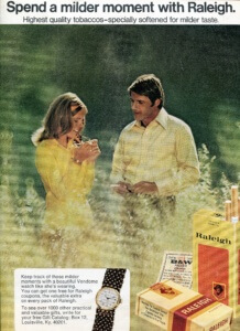 You've Come a Long Way, Baby: Cigarette Ads of 1972. Raleigh | FINNFEMME