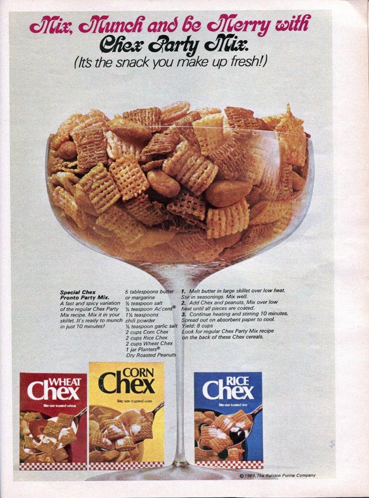 Musings from Marilyn » Original 1969 Chex Party Mix Recipe Pronto