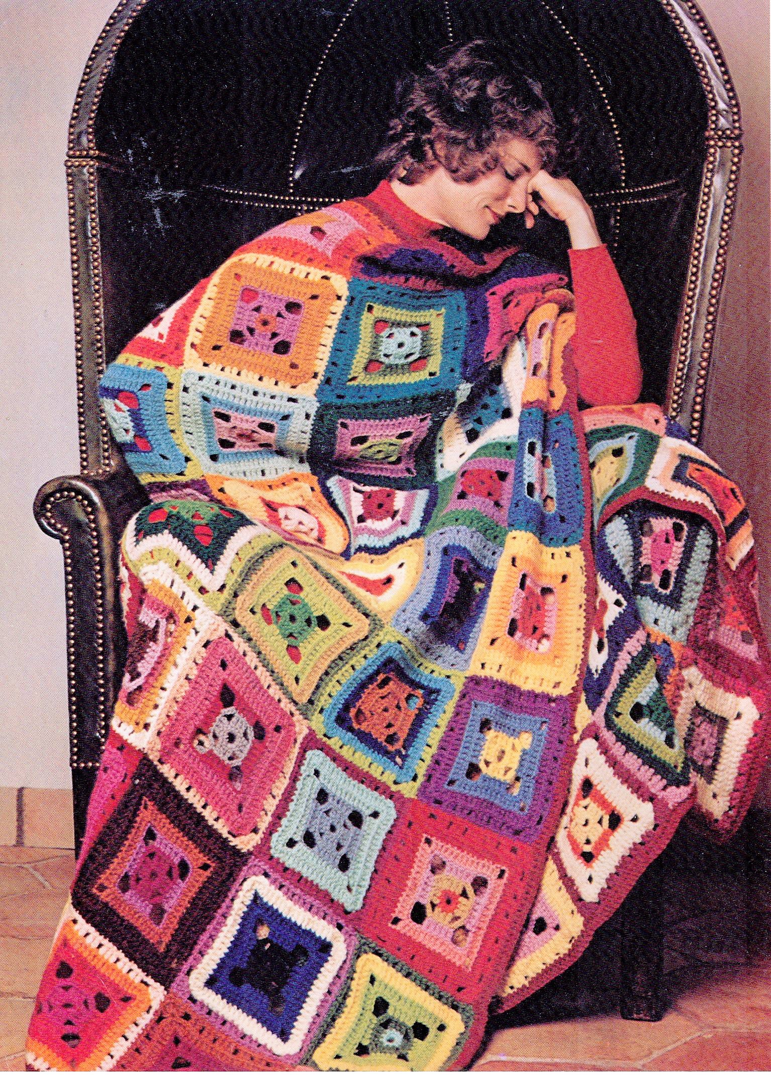 Musings from Marilyn » Crochet a Vintage 70s Flamboyant Granny Square ...