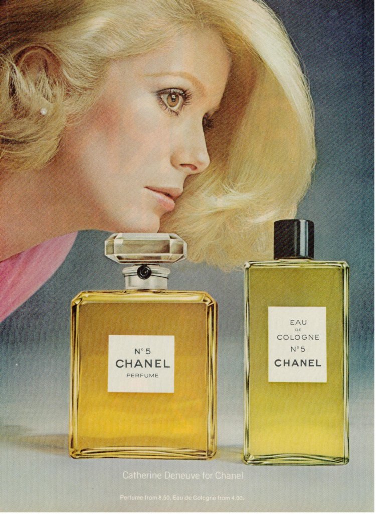 Musings from Marilyn » 1972 Catherine Deneuve for Chanel No. 5