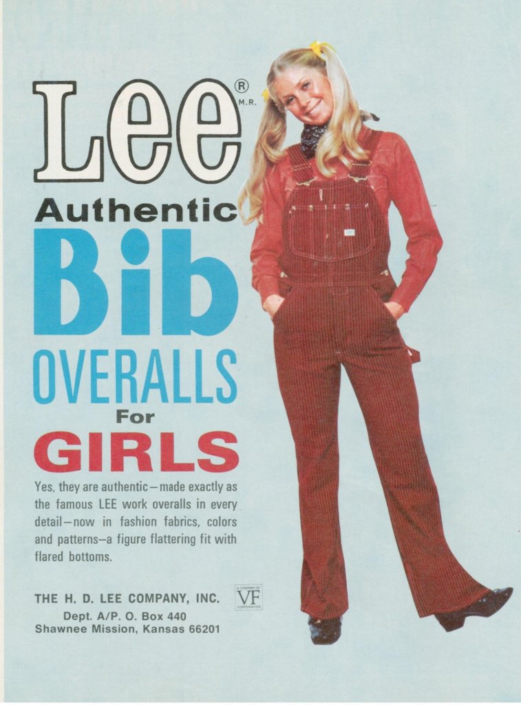 Musings from Marilyn » Lee Authentic Bib Overalls for Girls, 1971