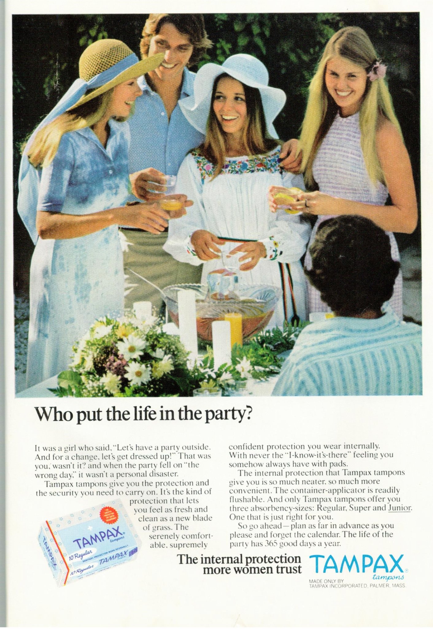 Musings from Marilyn » The 1970s Boho Tampax Party
