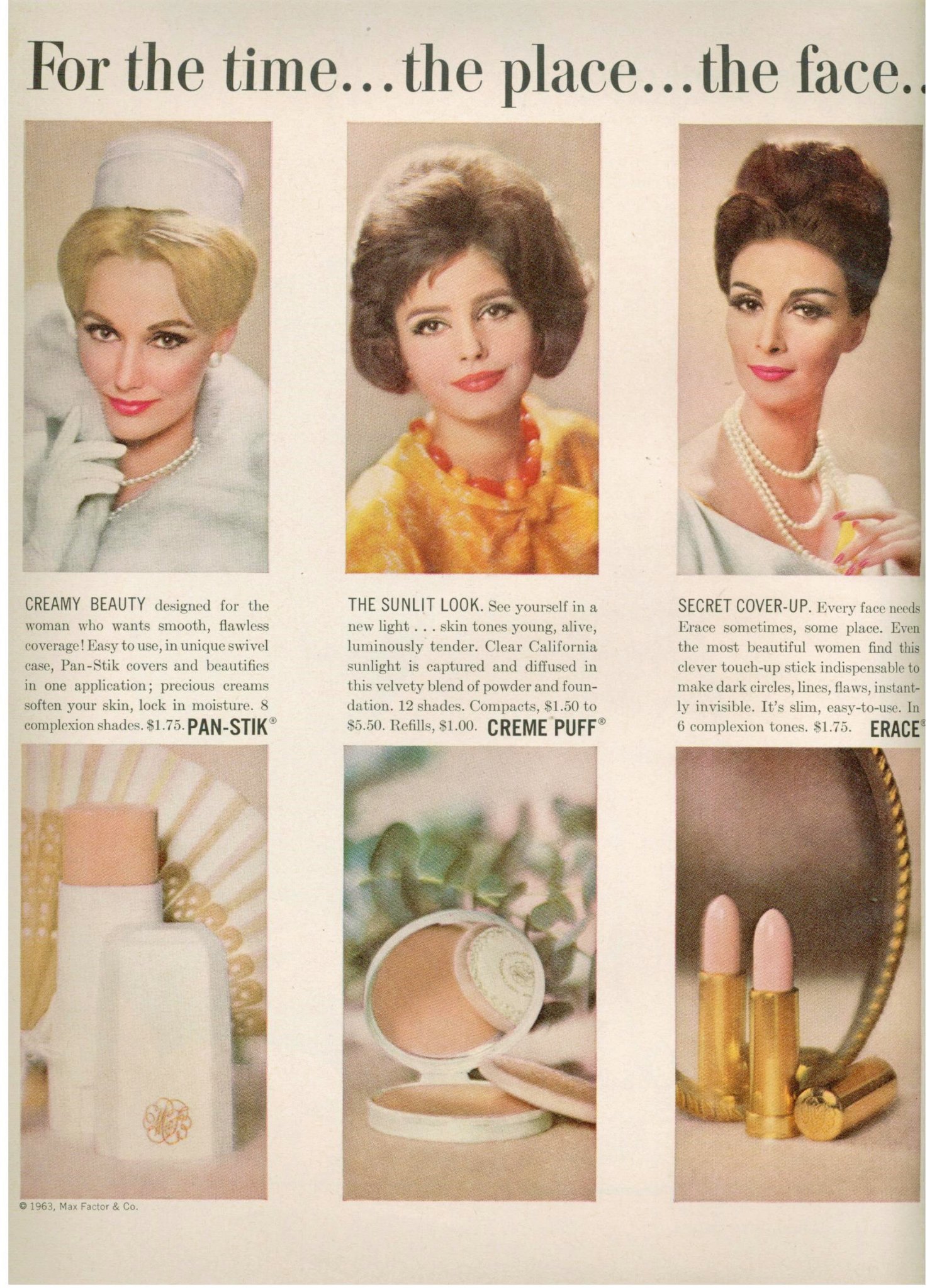 Musings from Marilyn » Classic and Elegant 1960s Max Factor Makeup